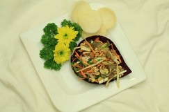 [Video] Cách làm món chay: Gỏi tâm dừa